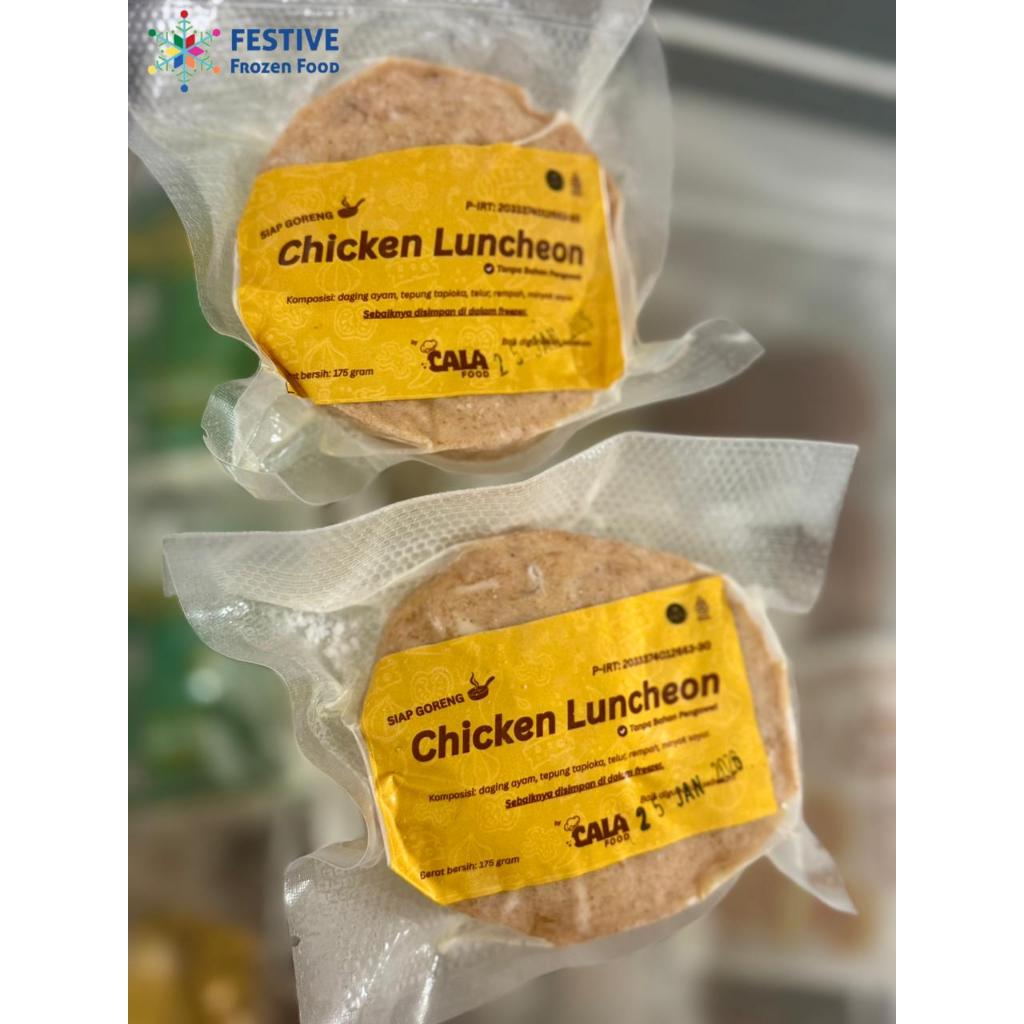 Cala Chicken Luncheon 1pcs / daging ayam pilihan /Festive Frozen Food Semarang