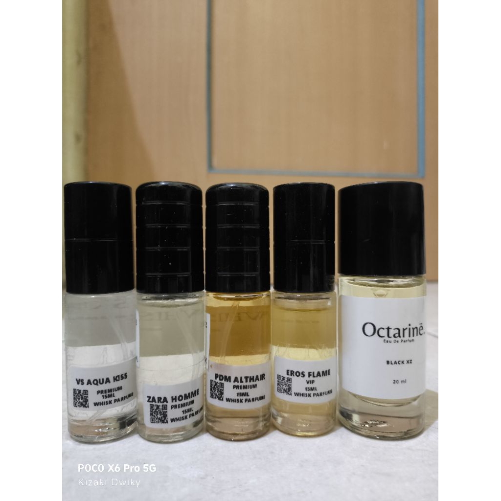 Preloved PL Octarine Whisk black xz aqua kiss zara homme pdm althair eros flame