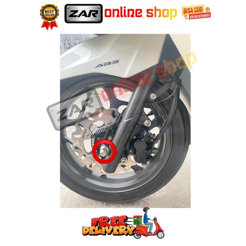 AS RODA VELG RODA DEPAN MODEL H-2 PCX 160 STYLO ADV VARIO 160 150 LOKAL CBU NEW OLD ABS CBS TAHUN 20