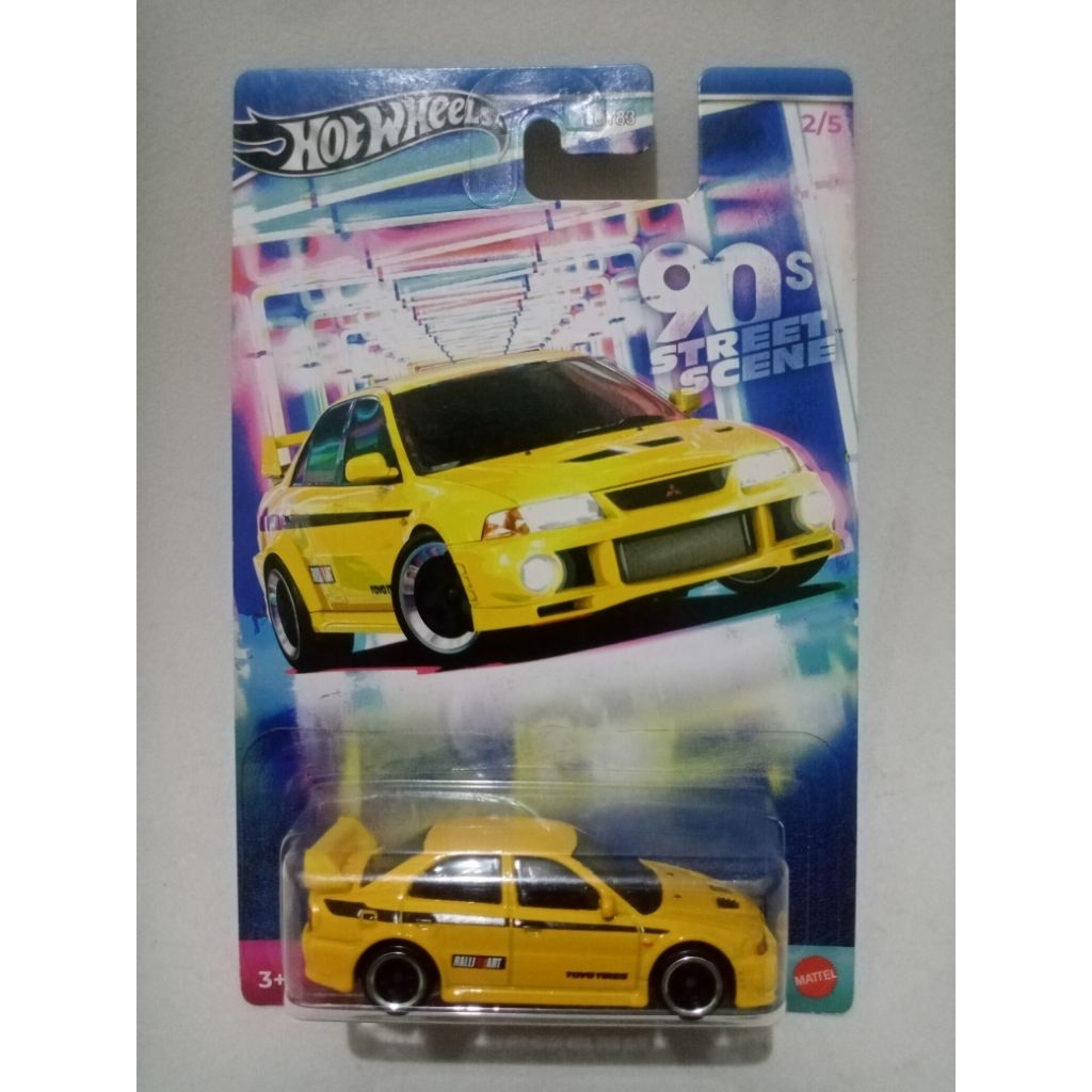 hot wheels lancer evolution 90s street scene