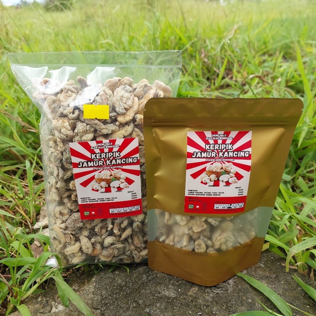 KERIPIK JAMUR KANCING KHAS DIENG WONOSOBO