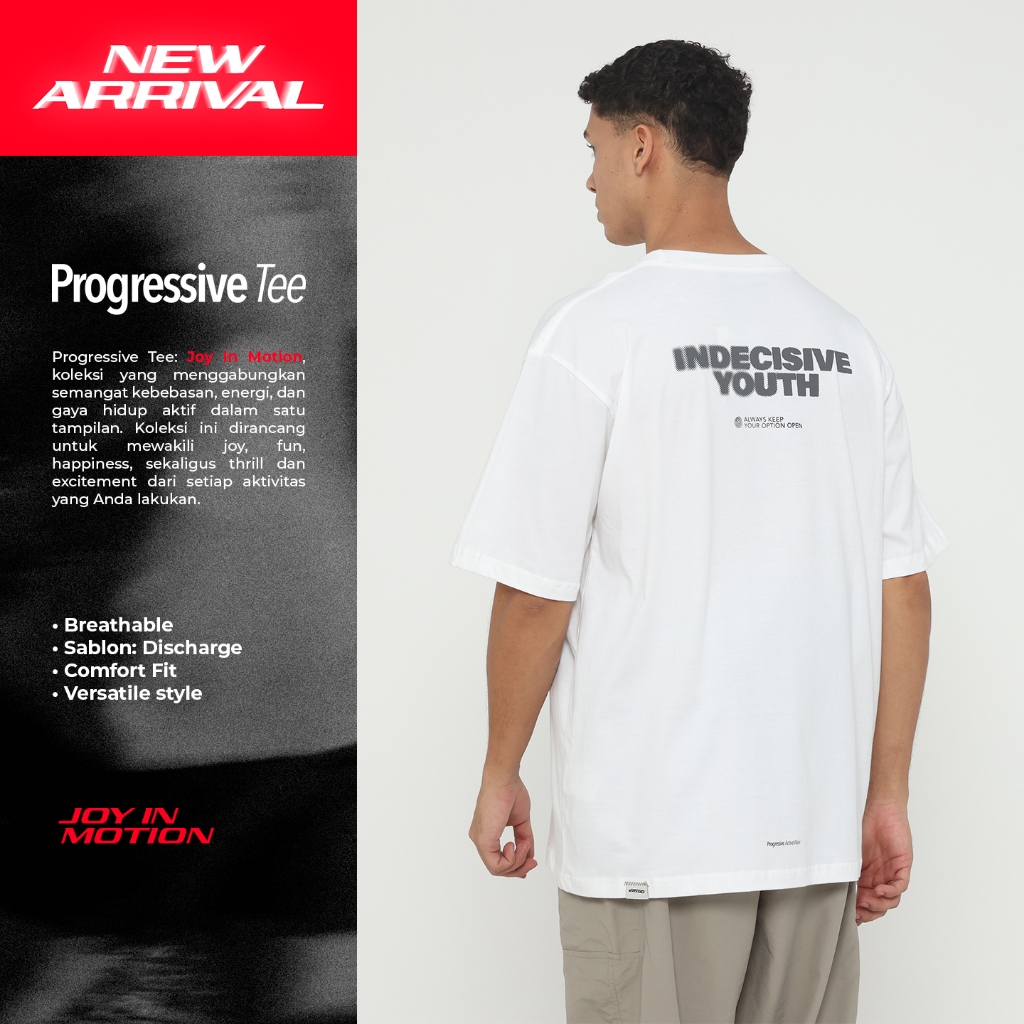 Erigo Progressive Tee Penny White - Kaos Unisex