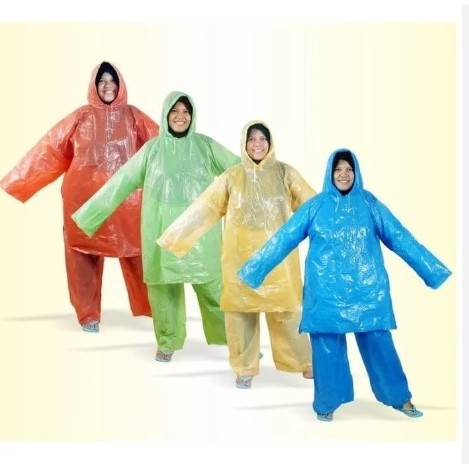 KemasanYA JAS HUJAN BAJU DAN CELANA JAS HUJAN PLASTIK BAJU DAN CELANA LDPE