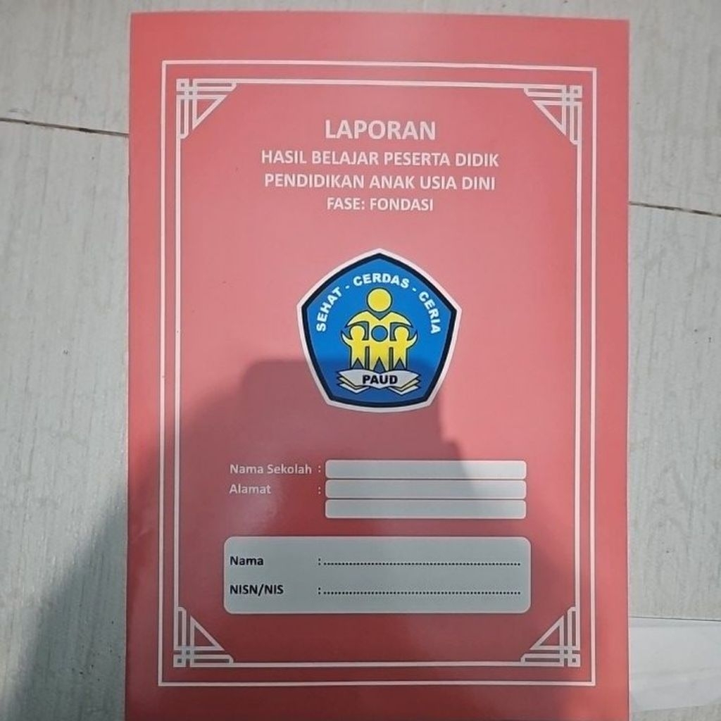 RAPORT PAUD/TK KURIKULUM MERDEKA