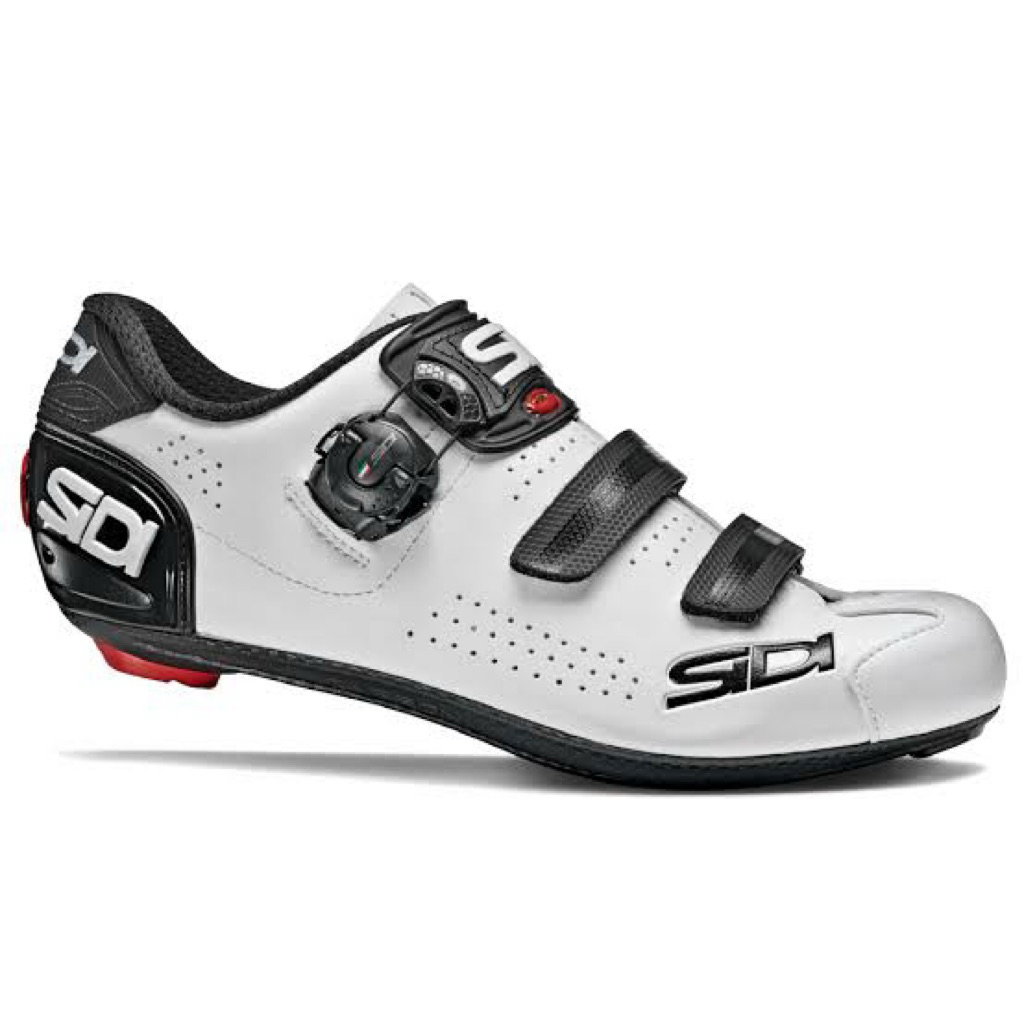 Sidi Alba 2 White Black Shoes Road Bike - Sepatu Cleat Sidi Alba 2 Road Bike