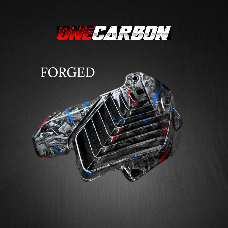 TUTUP RADIATOR PCX 160 CARBON FORGED tutup radiator pcx 160 carbo Forged wtp vario 160 carbon Forged