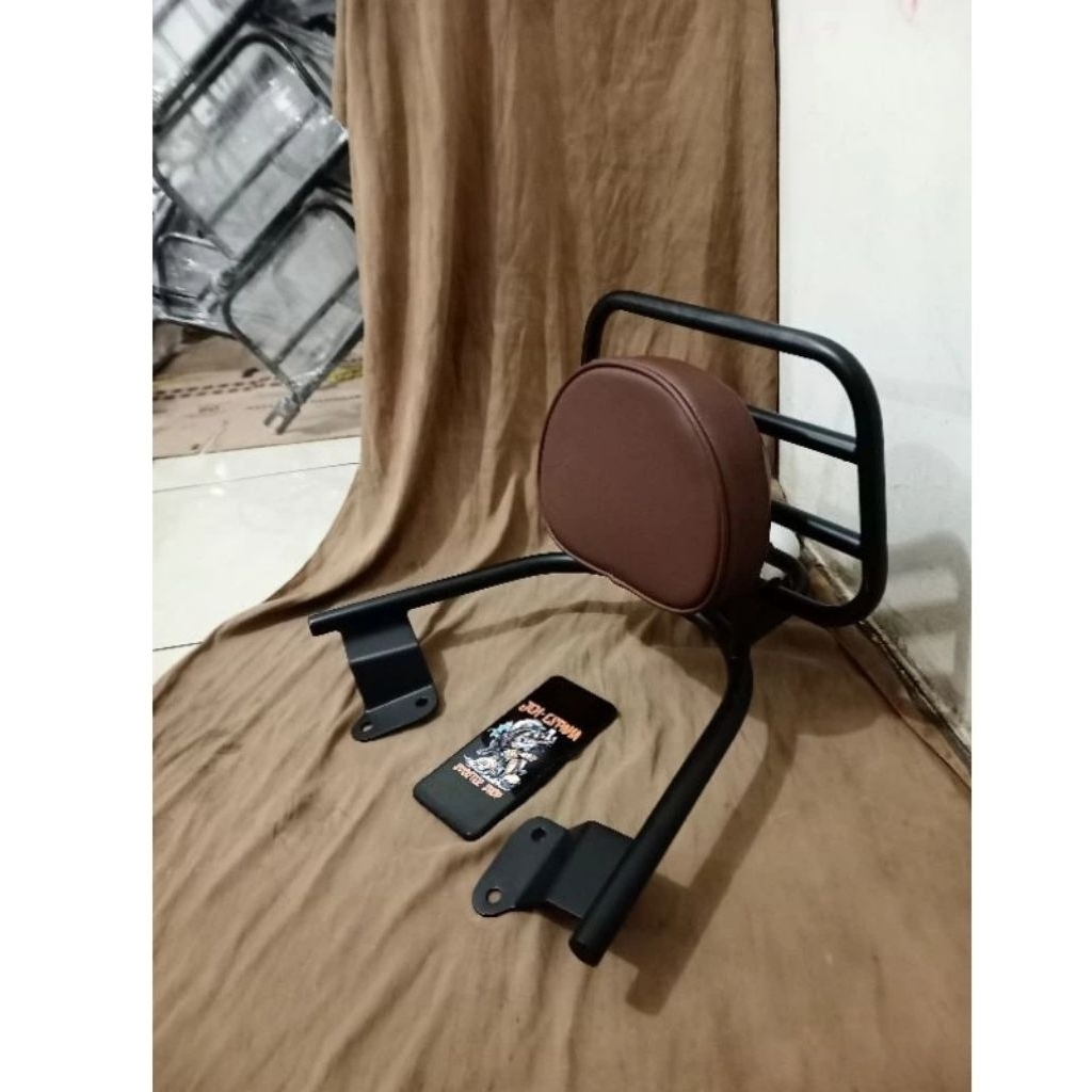 Aksesoris back rack Honda Scoopy New prestige 2021- 2024 Plus Bantalan