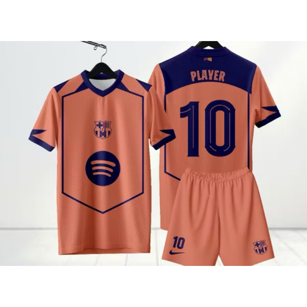 Stelan Setelan Jersey Kaos Baju Sepak Bola Barca Barka Barce Barcelona Home Away 3rd Third Training 