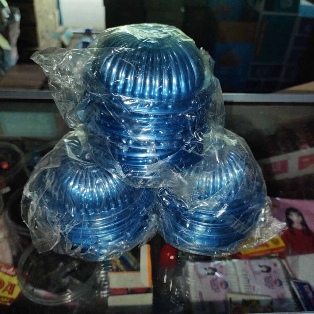 1 pak tutup gelas cup cembung | tutup gelas cembung plastik, tutup cup pop ice
