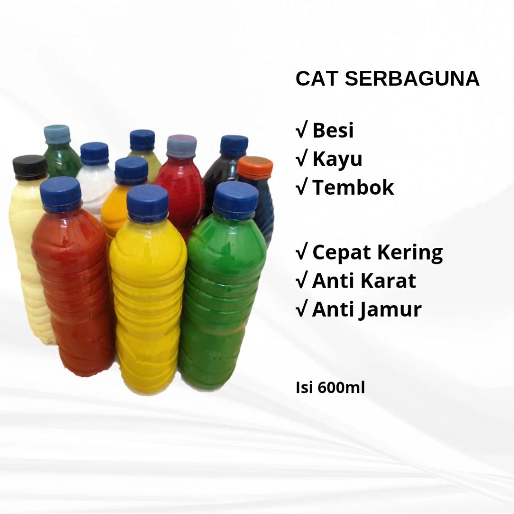 Cat Minyak 600Ml Besi Kayu Dinding