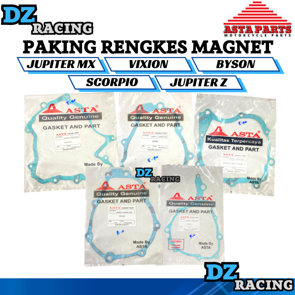 PAKING MAGNET GASKET BLOK MAGNIT YAMAHA VIXION JUPITER MX/Z BYSON SCORPIO RX KING LS3/RK/RS