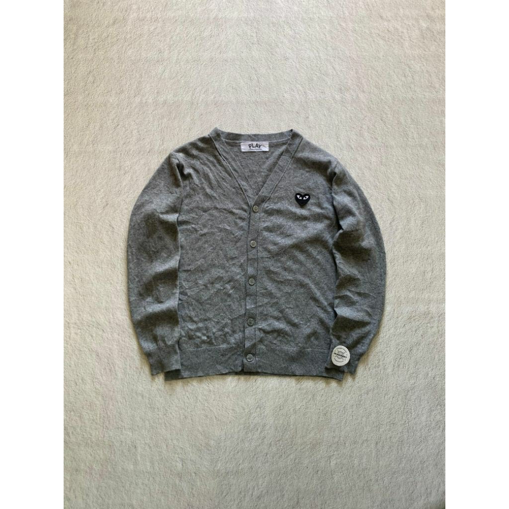 Cardigan Rajut Play Cdg Comme Des Garcons
