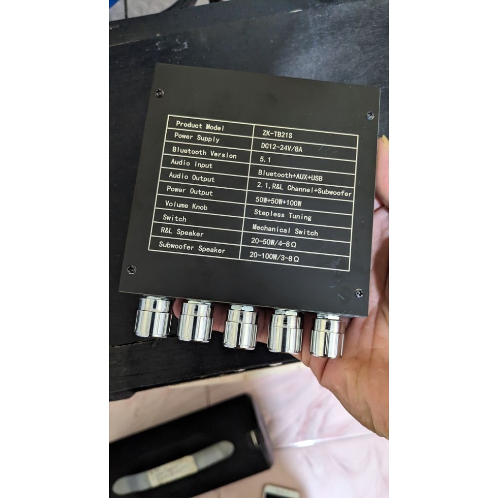 Amplifier ZK - TB21S Original Wuzhi TPA3116D2