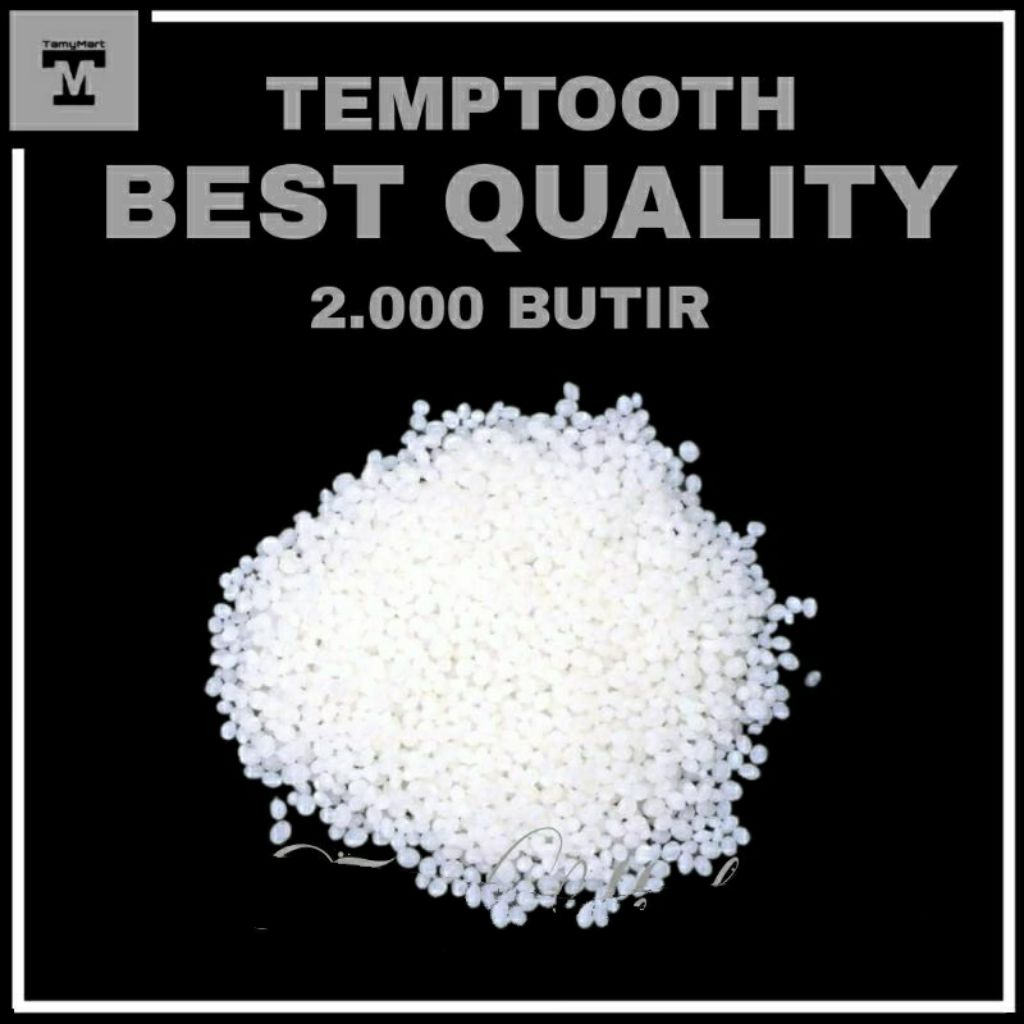 Temptooth 2000 Butir Penambal Gigi Sementara, Aman dan Praktis Dipakai Sendiri