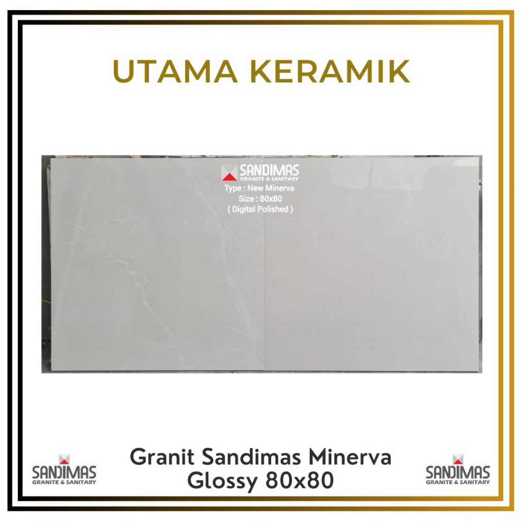 Granit Sandimas 80x80 Minerva - Granit Cream Glossy 60x60 - Per Dus