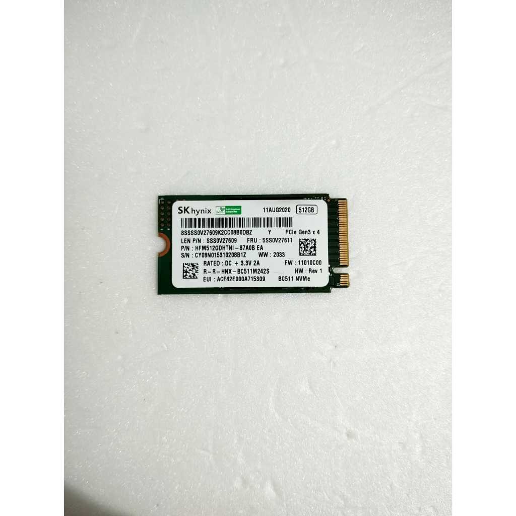 SSD NVME M.2 SK Hynix 512GB Pcie Gen 3 2242