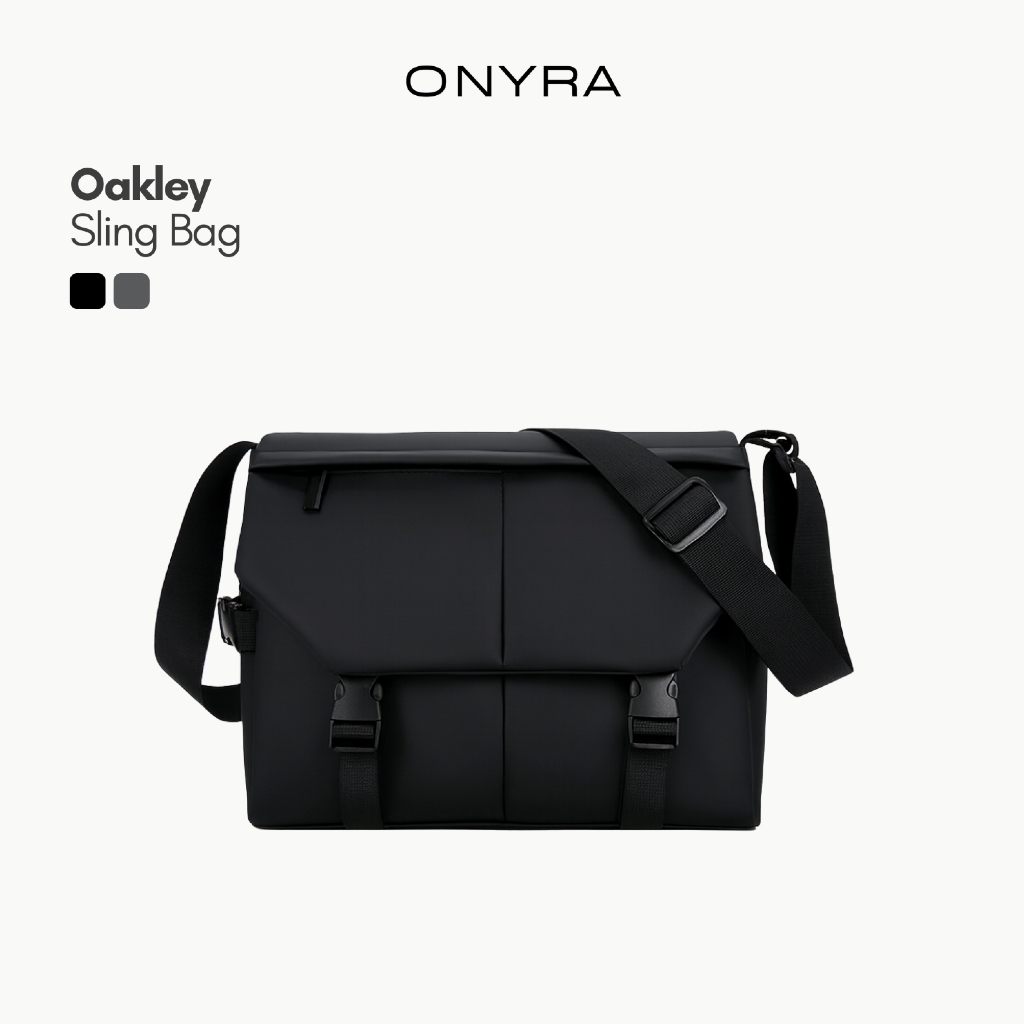 ONYRA Oakley Bag Tas Selempang Pria Man Messenger Sling Bag Bahan Water Resistant