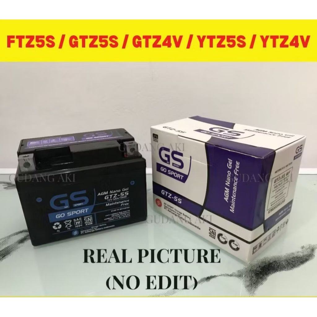 Aki Motor GS ASTRA Kering KPH GTZ-5S Beat Karbu Vario Scoopy