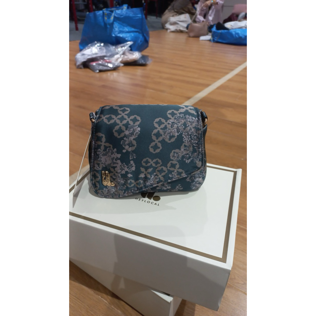 Heylocal - SANGGA PRAYER SET KIDS EMERALD Mukena Anak Original by Heylocal.id