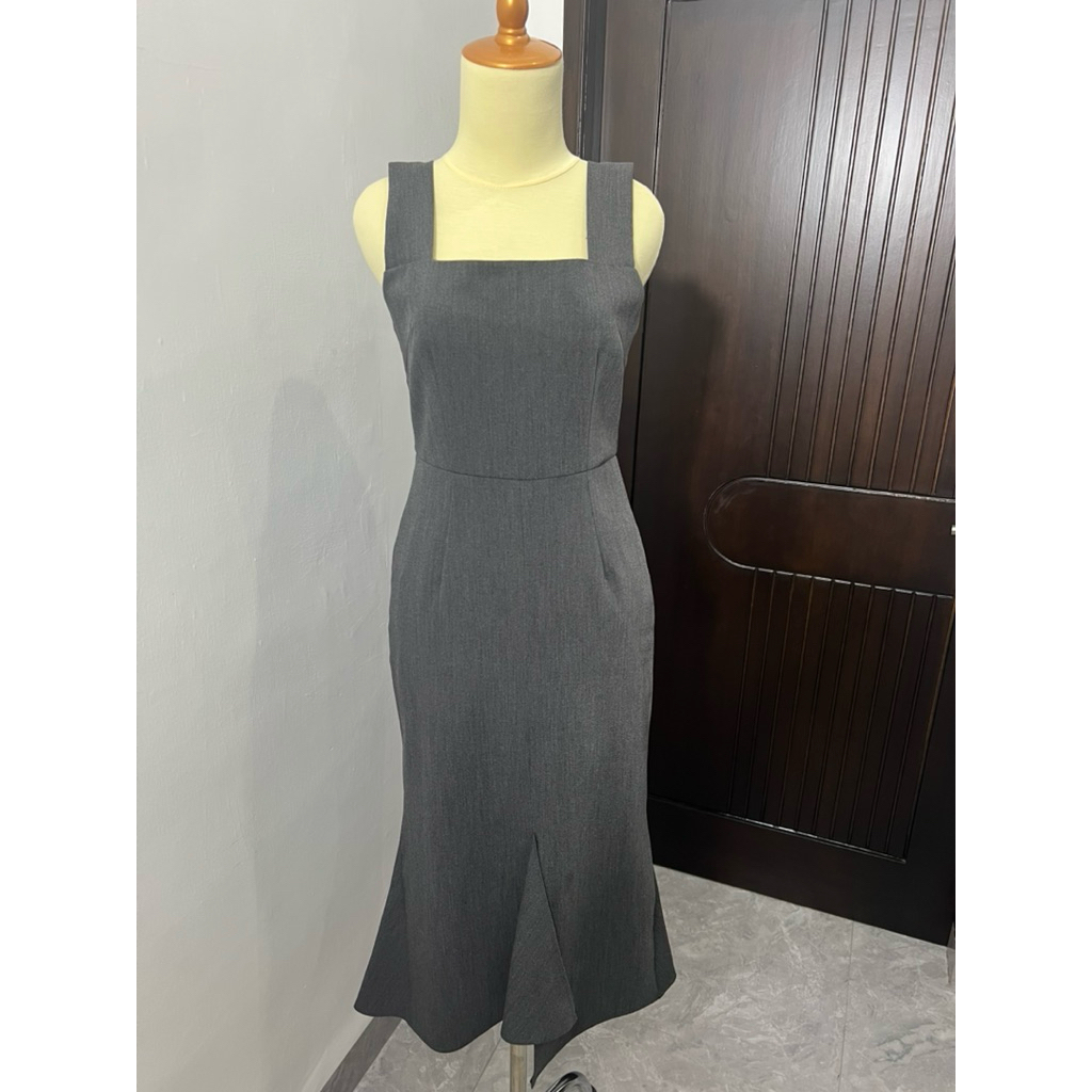 Dress wanita bahan scuba tebal premium