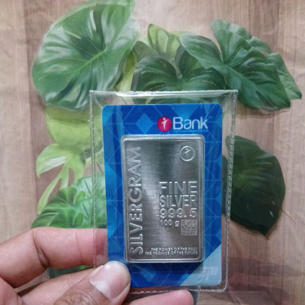 silvergram 100 gram perak murni