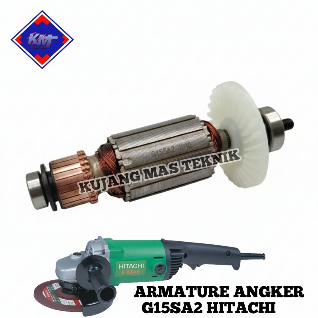ARMATURE ANGKER G15SA2 MESIN GERINDA HITACHI 7INCH ROTOR ANGKER G15SA2 HITACHI