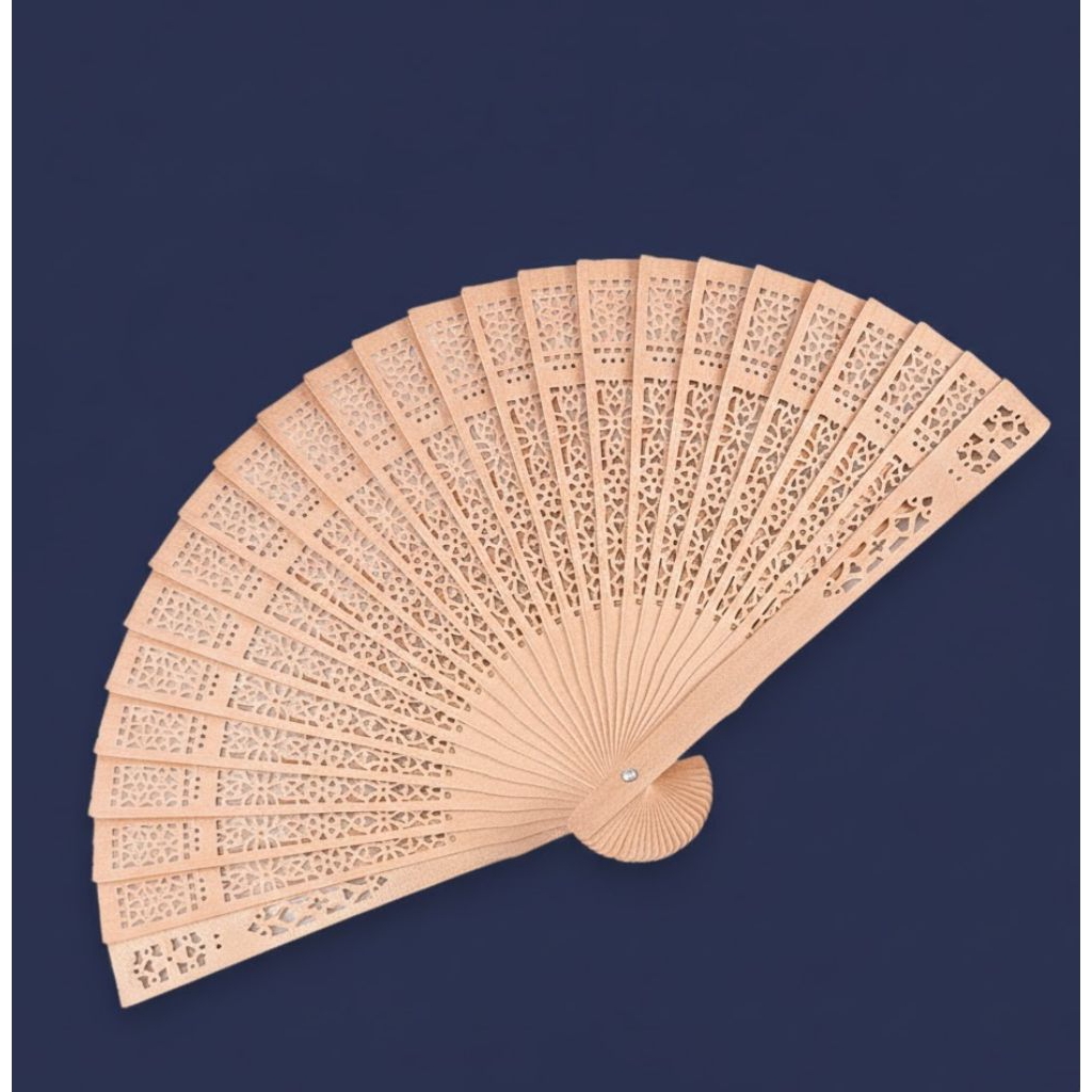 Kipas tangan kayu cendana kipas unik kayu cendana