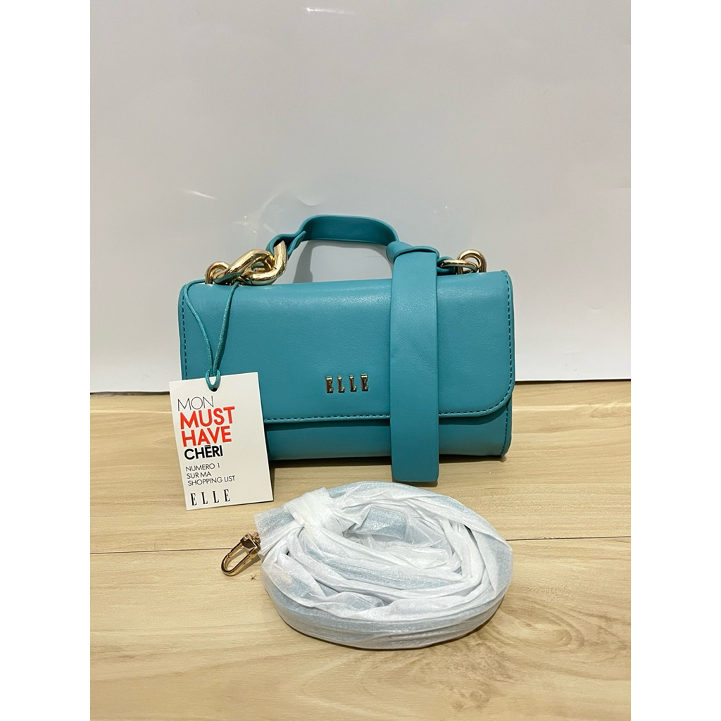 Tas Selempang Wanita ELLE Cheri Mini Handbag Tosca Original – Sling Bag Fashion Kekinian