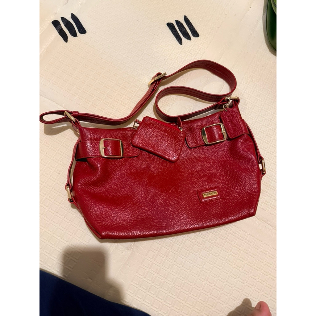 PRELOVED Papillon Sling Bag - Merah