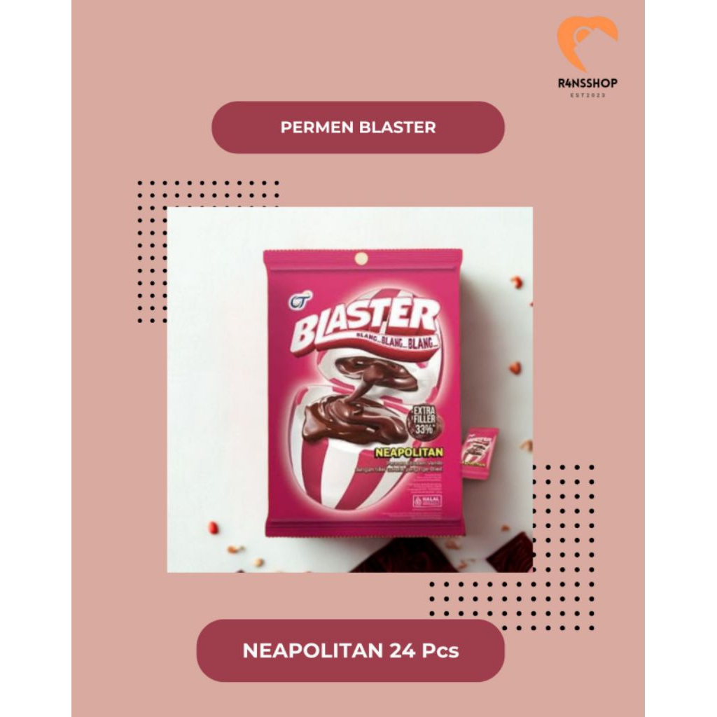 Permen Blaster Neapolitan
