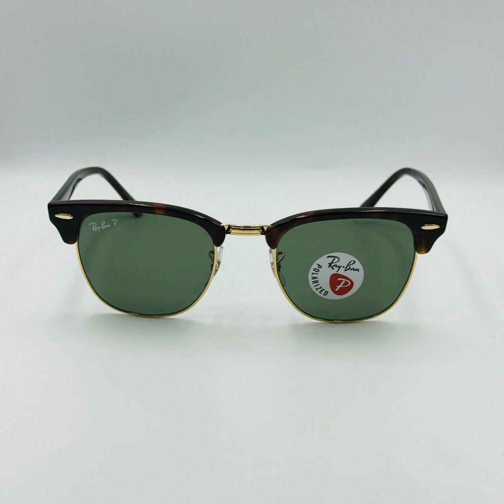 KACAMATA RAYBAN CLUBMASTER RB3016 990/58 TORTOISE POLARIZED ORIGINAL
