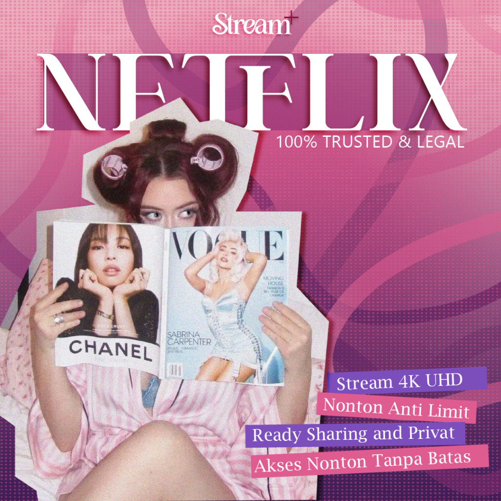 Netflix Akun Premium Tanpa VPN HD 4K - No Limit