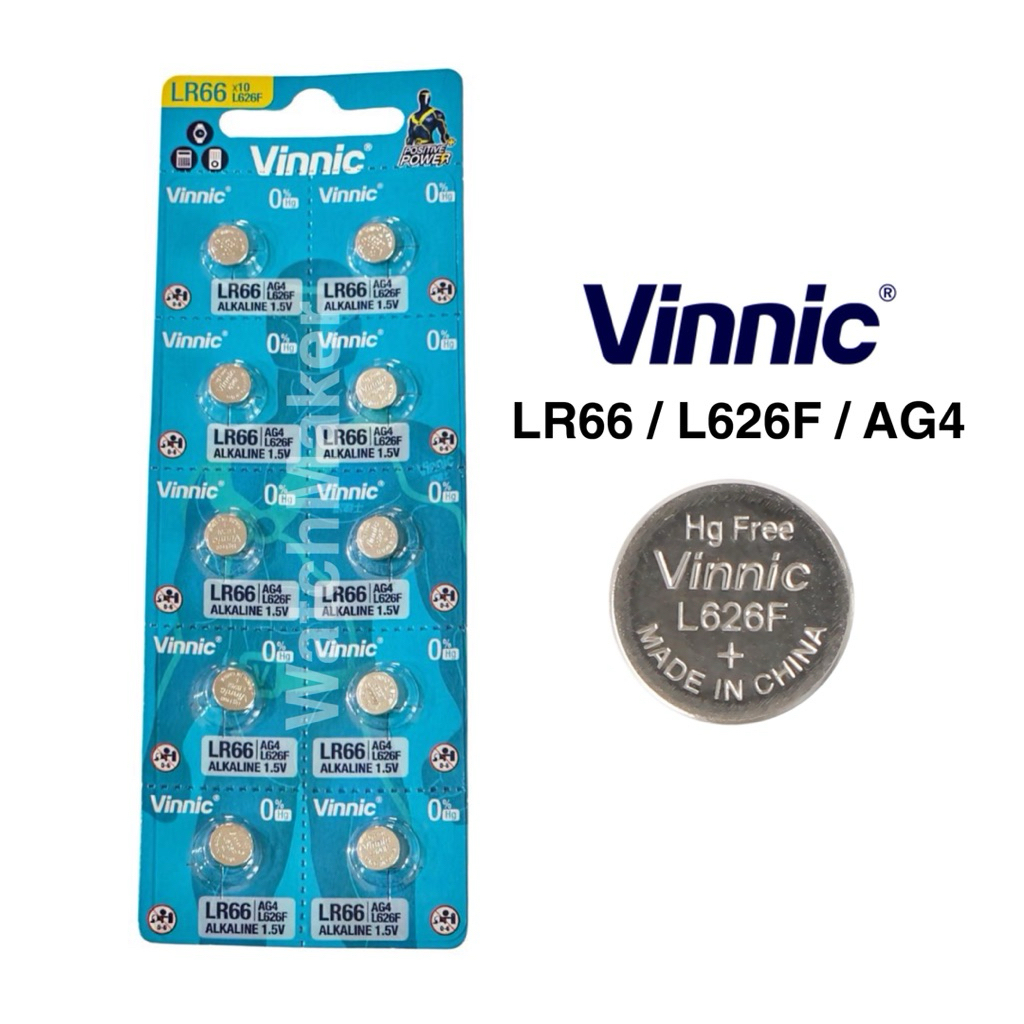 Baterai Vinnic LR66 L626F AG4 Original Murah Batre Jam Tangan Vinnic Asli 626 1.5V
