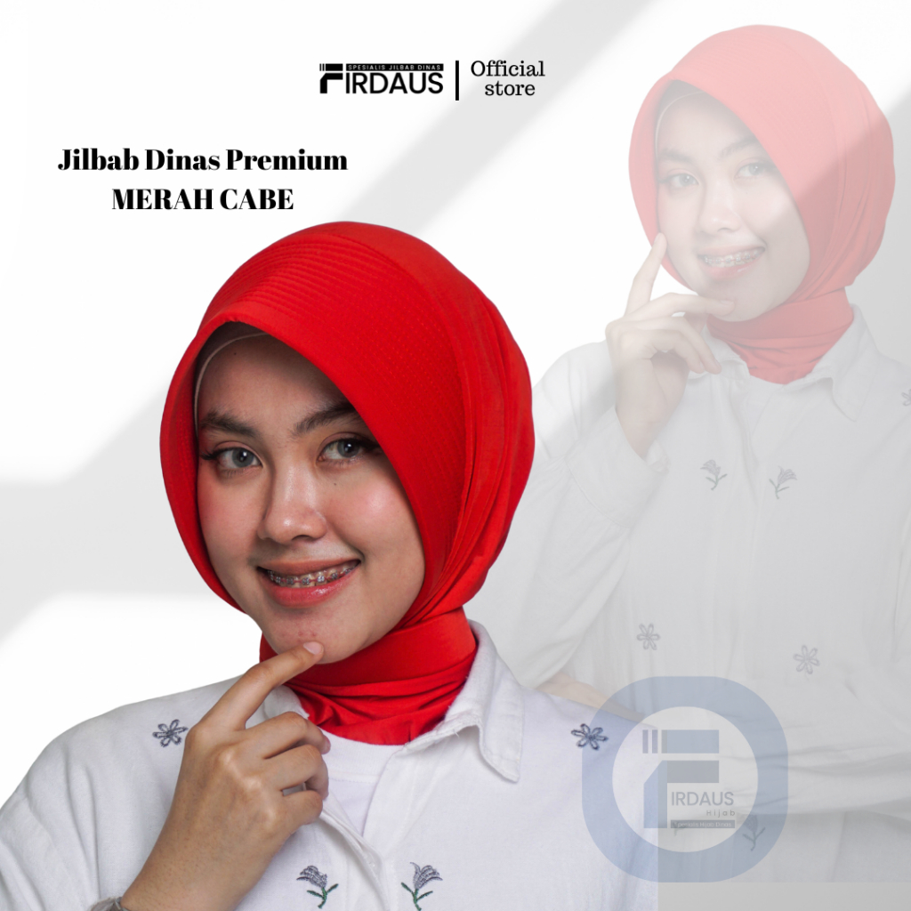 FIRDAUS - JILBAB DINAS MERAH CABE DAN GIAT IKKT/OLAHRAGA IKKT(  UNGU IKKT, BIRU TURKISH )