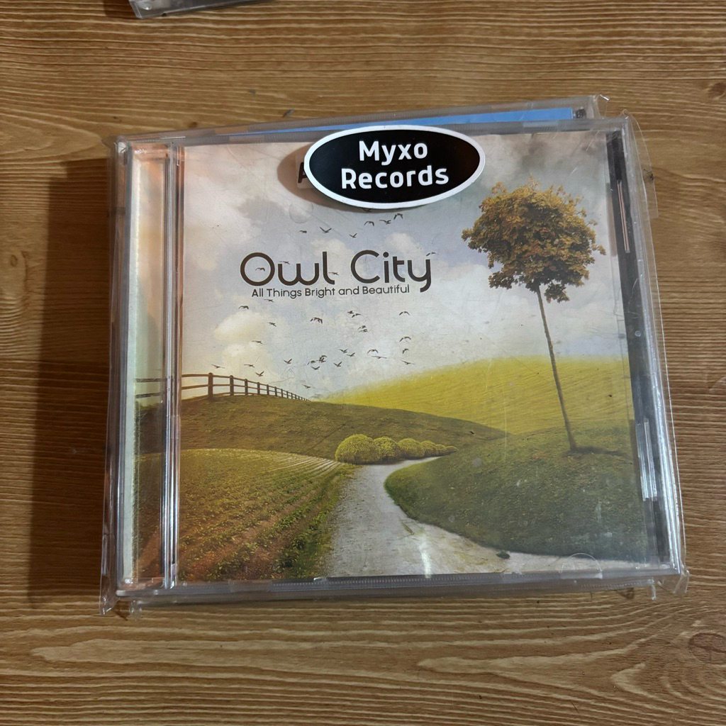 ORIGINAL CD OWL CITY ALL THINGS BRIGHT AND BEAUTIFUL OWLCITY IMPORTED