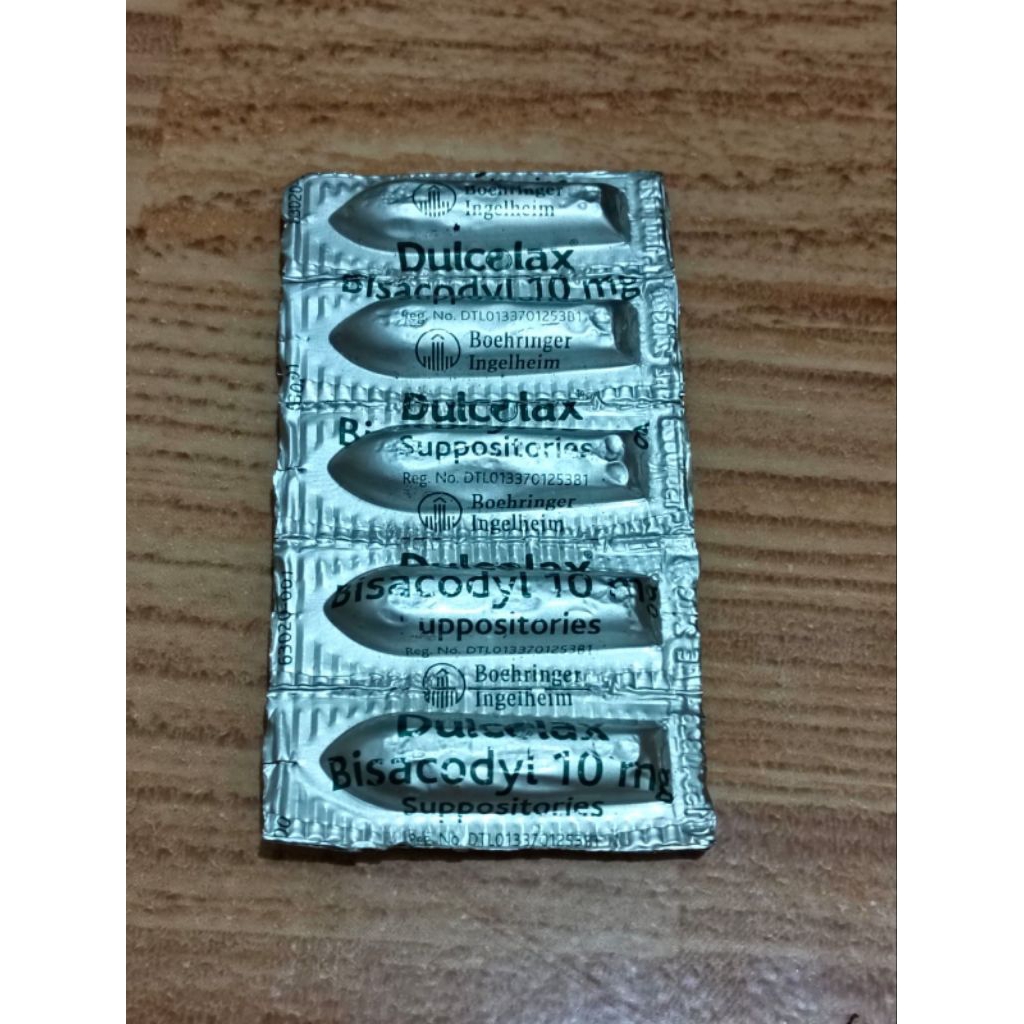 dulcolax 10 mg  supp strip isi 5 butir