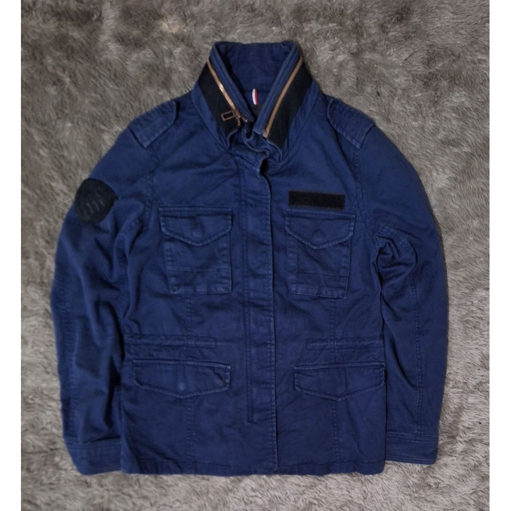 Jaket Tracktop Outdoor Hum | Jaket Cutton Semi Denim Hum