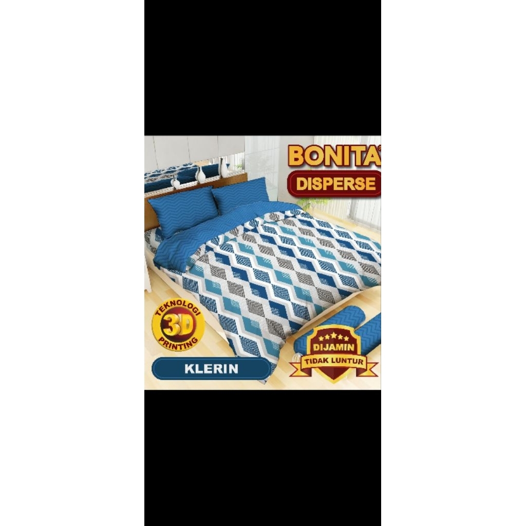 Bonita Bedcover Set Fitted Double - Klerin
