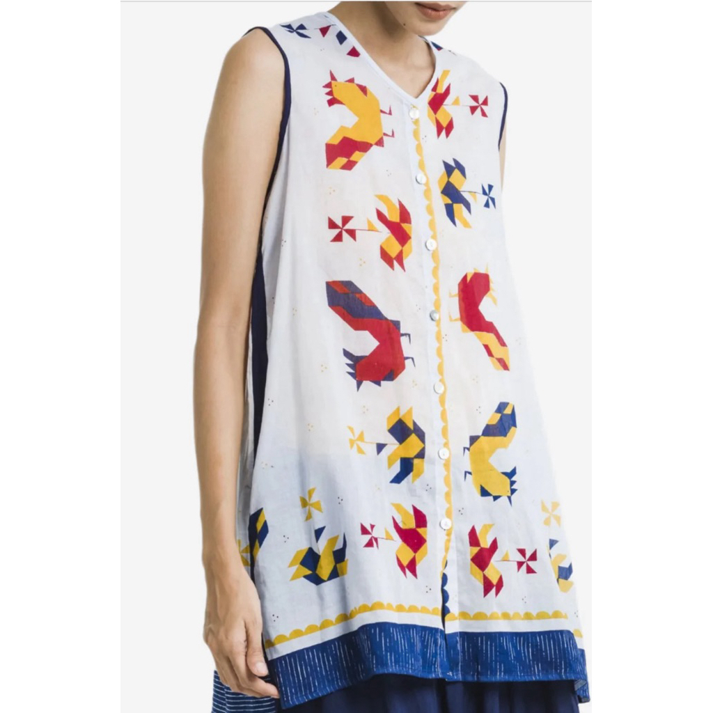 preloved baju santai sejauh mata memandang white