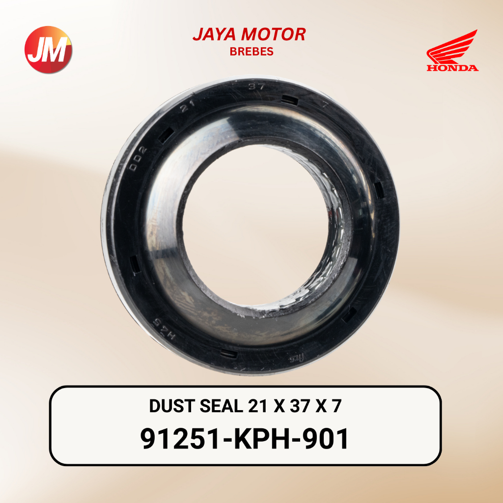 91251-KPH-901 - Dust Seal 21x37x7 - As Roda Depan BeAT Vario Scoopy Verza Supra PCX Sonic GTR Kecil 