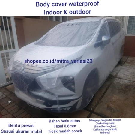 Body Cover Mobil Waterproof Cover Mobil Waterproof Cover Mobil Anti Air Sarung Mobil Outdoor & Indor