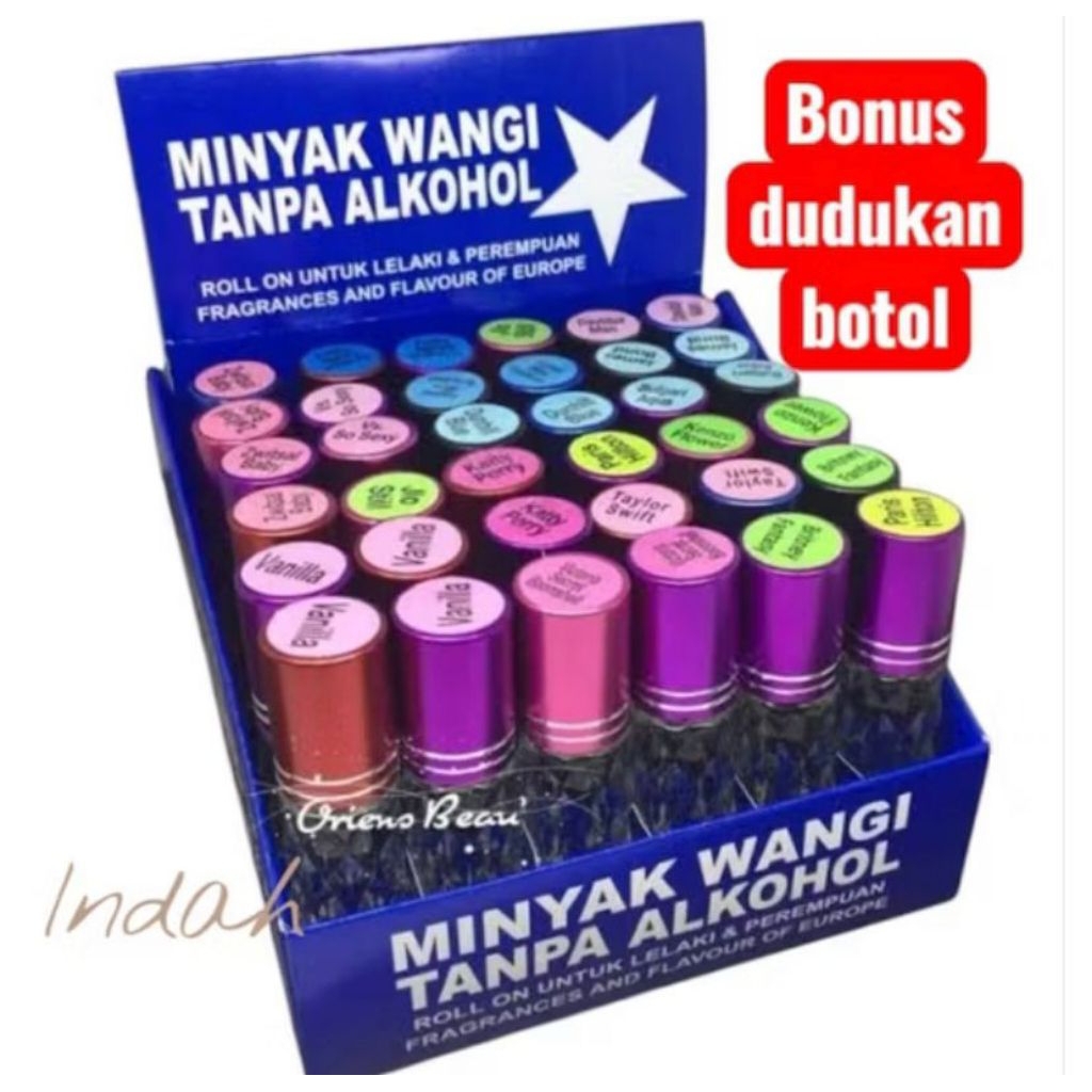 Parfume roll on isi 30pcs COD bayar di tempat