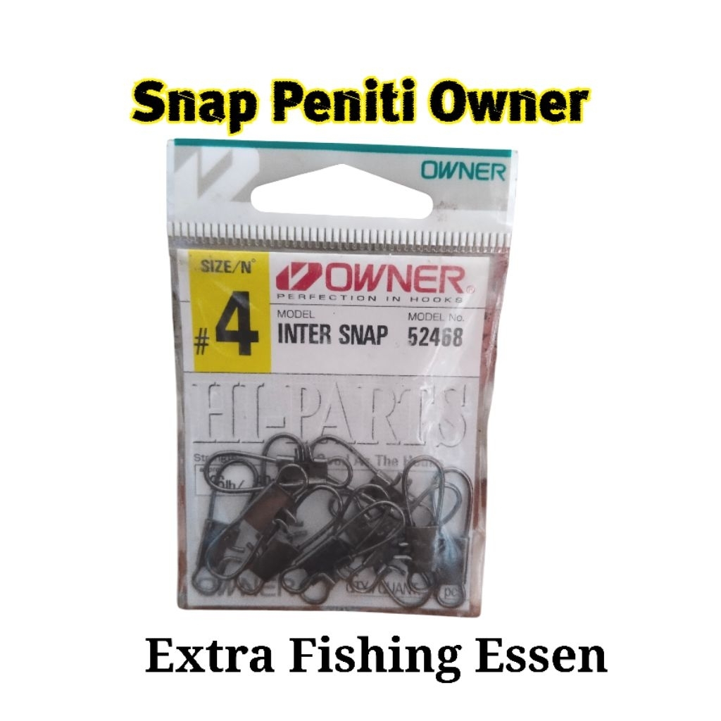 Snap OWNER Peniti Pancing ukuran Besar