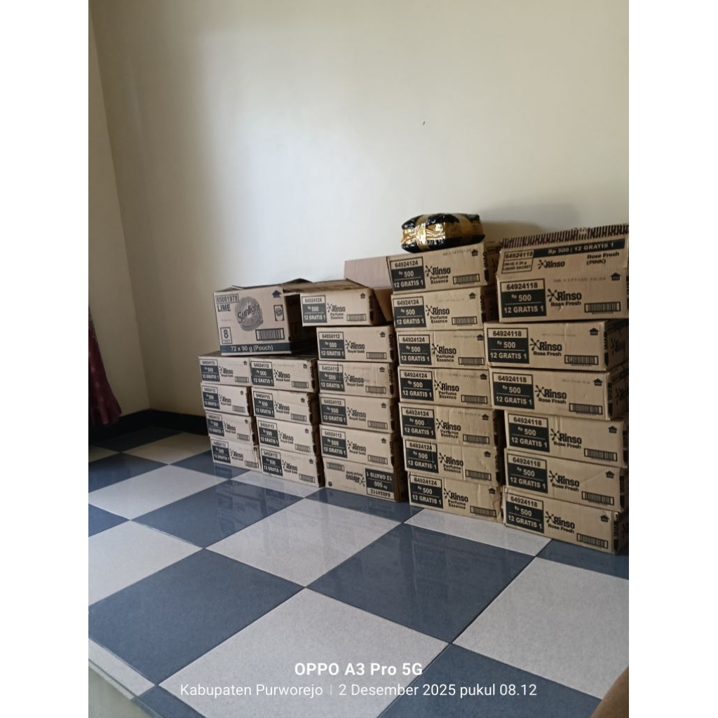 1 Dus 1 karton Rinso Liquid Rinso Cair Kemasan 500_an