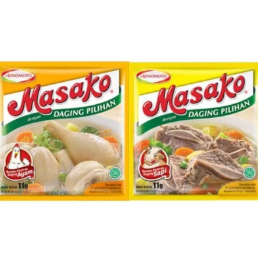 MASAKO Ayam/Sapi 1 Dus (60 Renteng/720 Sachet)