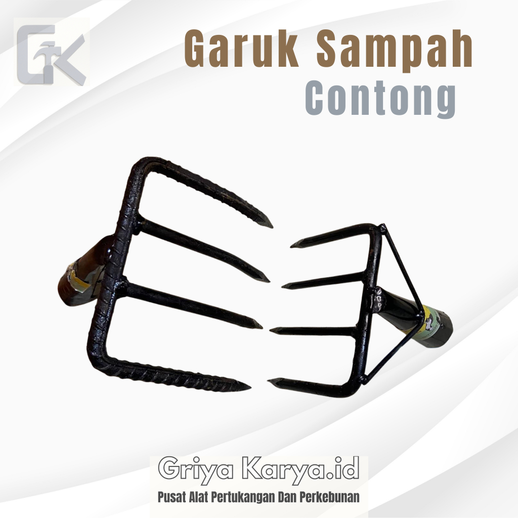 Garbu Cangkul / Garuk Sampah Gigi 4 / Garuan Sampah BAJA ULIR