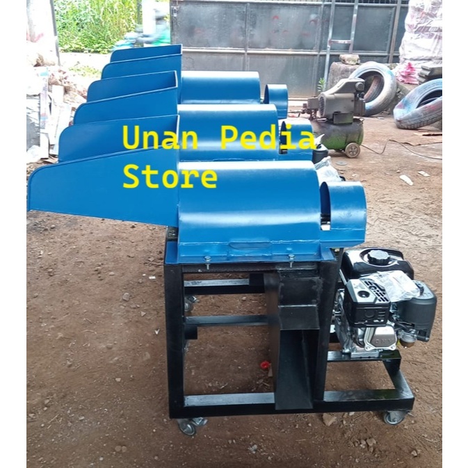 Mesin Pencacah Rumput Kompos Portable Kap.300 kg/Jam - Mesin Perajang Jerami Rumput - Mesin Perajang