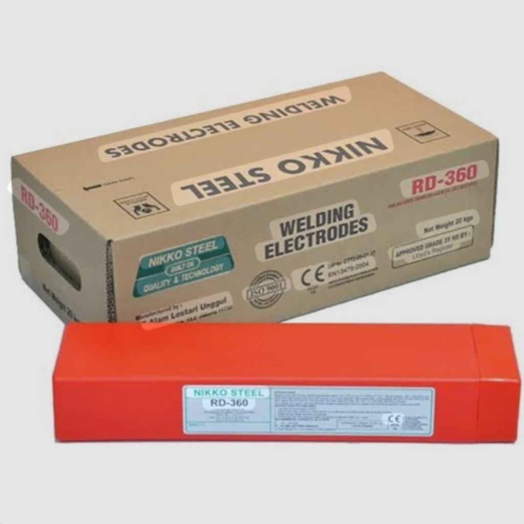KAWAT LAS NIKKO STEEL RD-360 UKURAN 2.6MM 5KG