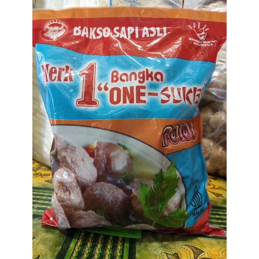 Bakso Sapi Asli Polos One-Suke Bangka