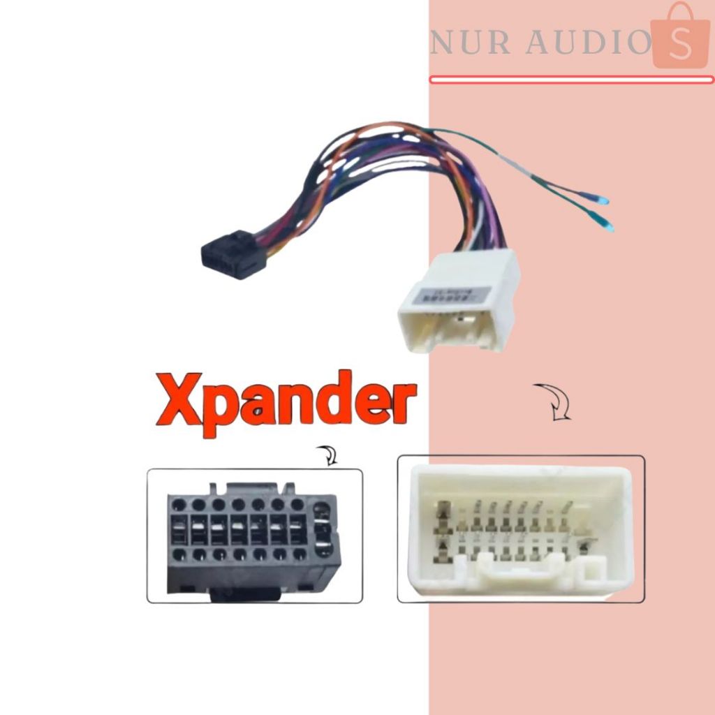Kabel Soket Head Unit Android Xpander/Mitsubishi xpander/Pajero